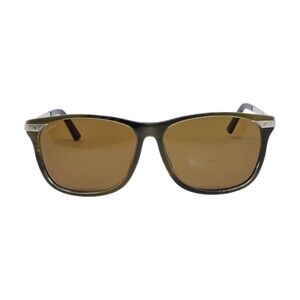 AUTHENTIC CARTIER  DARK GREEN Brown Sunglasses
